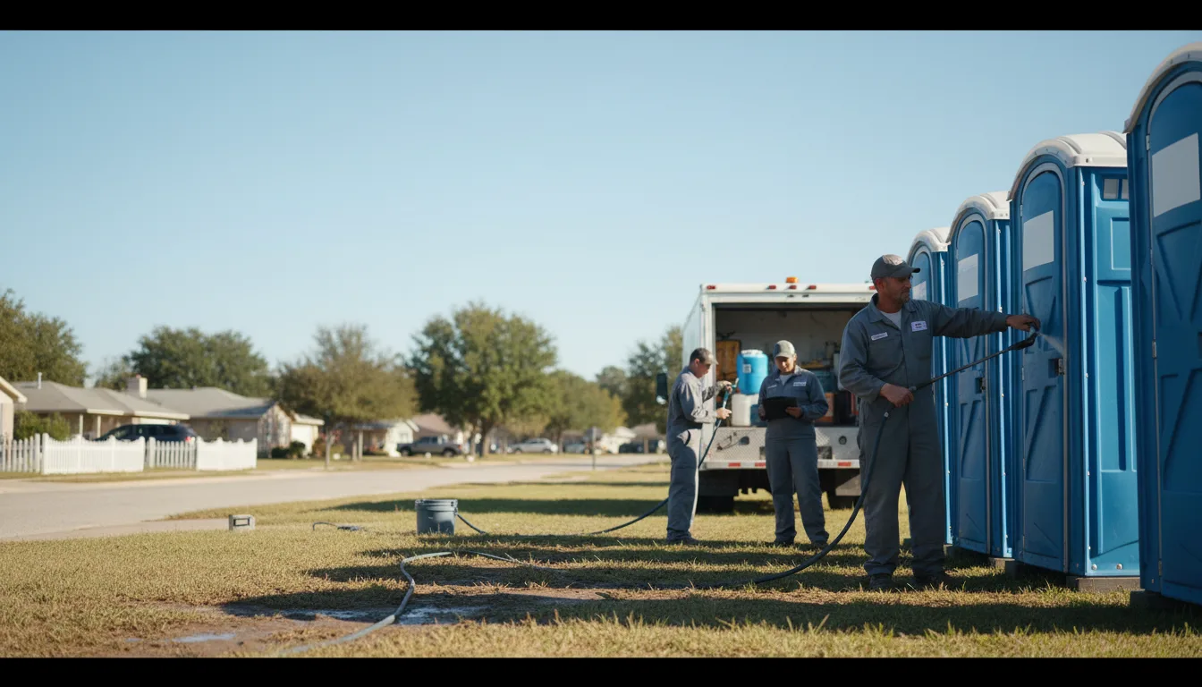Long-Term Portable Toilet Rental in Burlington, MI near me